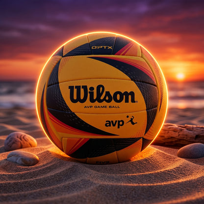 Wilson AVP OPTX Official Beach Volleyball – Sunset Edition Training & Game Ball